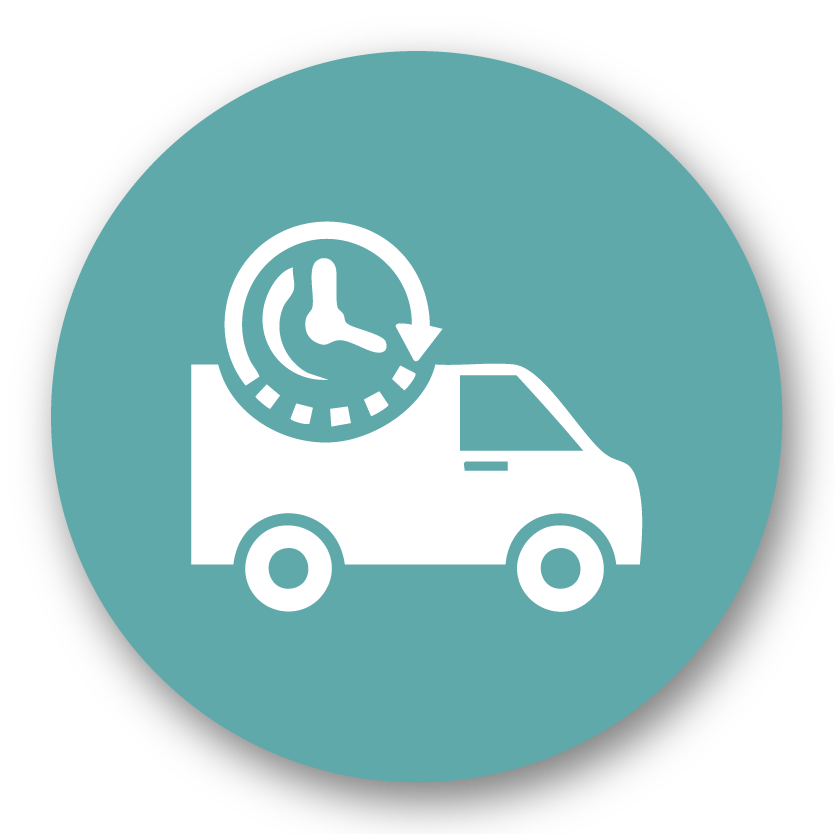 Ícono de logística de instrumentos